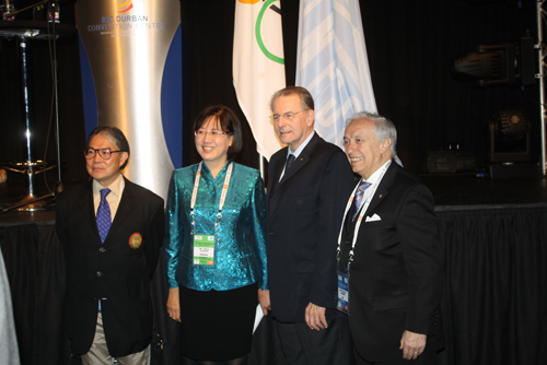 奥促会赴南非参加第七届世界体育、教育和文化大会