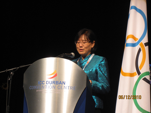 奥促会赴南非参加第七届世界体育、教育和文化大会